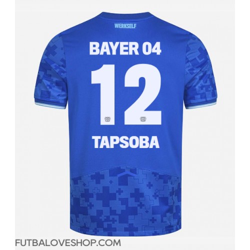 Dres Bayer Leverkusen Edmond Tapsoba #12 Tretina 2025-26 Krátky Rukáv